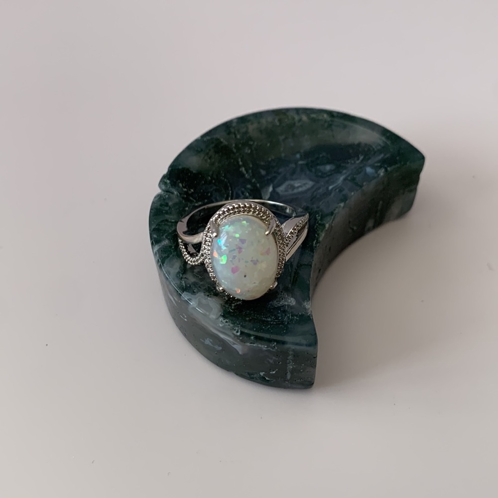 Iridescent Silver Ring - Picture 5 of 5